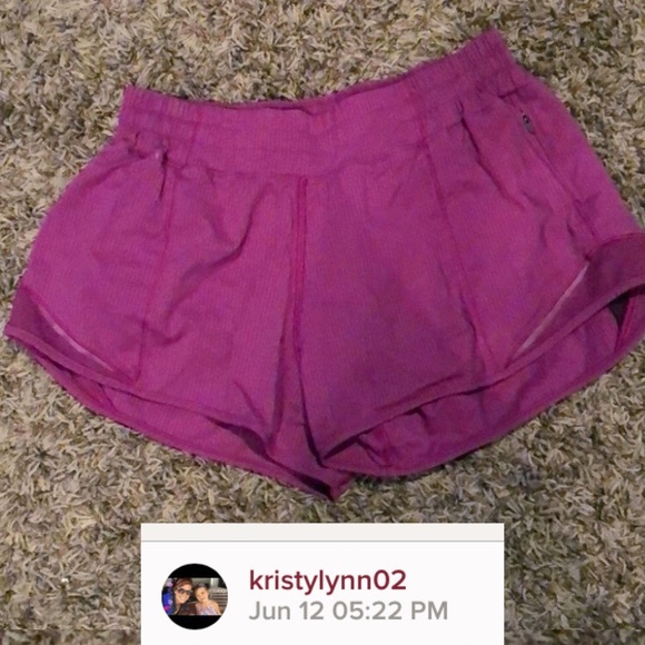 lululemon athletica Pants - Lululemon size 6 hotty hot shorts
